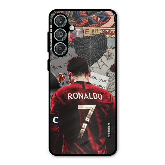 Ronaldo Comic Samsung Galaxy M55 5G Mobile Back Cover - Sports PrintShield Case
