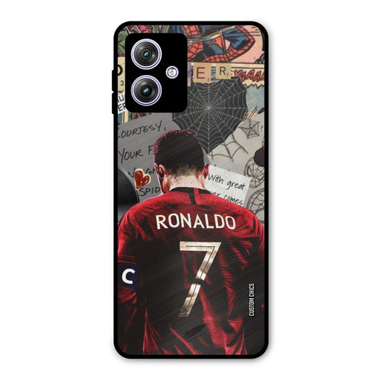 Ronaldo Comic Moto G54 Mobile Back Cover - Sports PrintShield Case