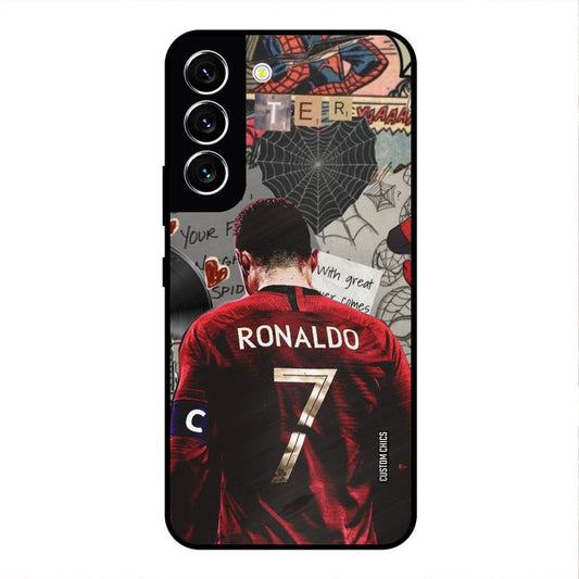 Ronaldo Comic Samsung Galaxy S22 Mobile Back Cover - Sports PrintShield Case