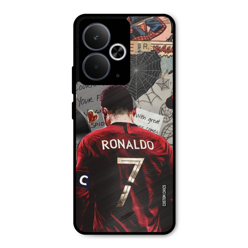 Ronaldo Comic Realme 14T Mobile Back Cover - Sports PrintShield Case