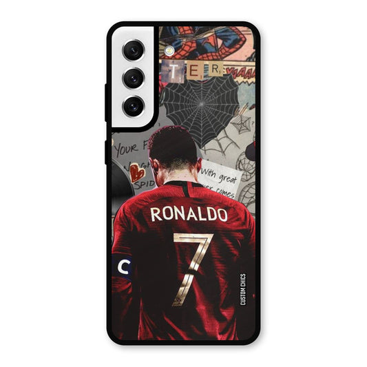 Ronaldo Comic Samsung Galaxy S21 FE 5G Mobile Back Cover - Sports PrintShield Case