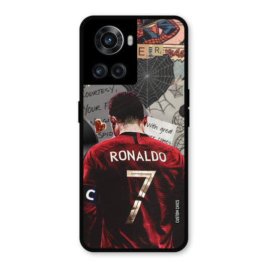 Ronaldo Comic OnePlus 10R Mobile Back Cover - Sports PrintShield Case