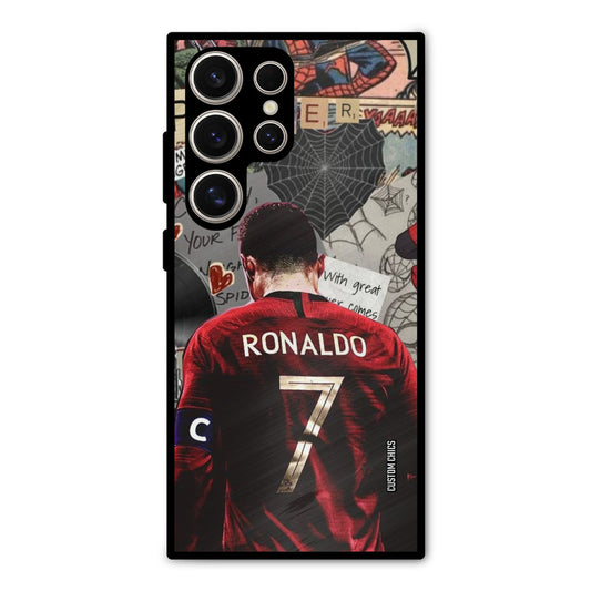 Ronaldo Comic Samsung Galaxy S24 Ultra Mobile Back Cover - Sports PrintShield Case
