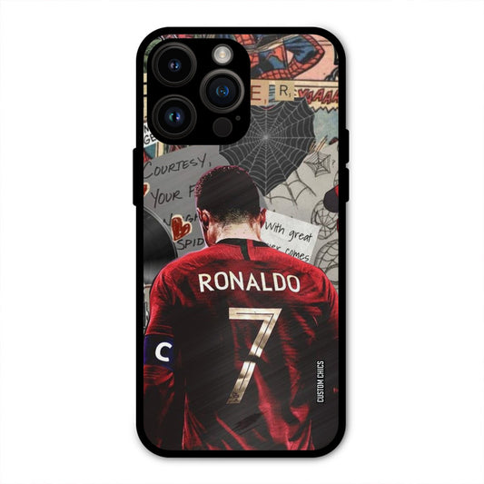 Ronaldo Comic  iPhone 14 Pro Max Mobile Back Cover - Sports PrintShield Case