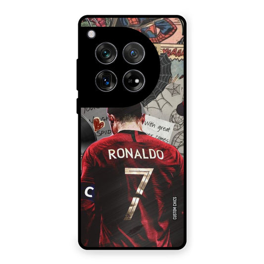 Ronaldo Comic OnePlus 12 Mobile Back Cover - Sports PrintShield Case