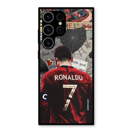 Ronaldo Comic Samsung Galaxy S23 Ultra Mobile Back Cover - Sports PrintShield Case