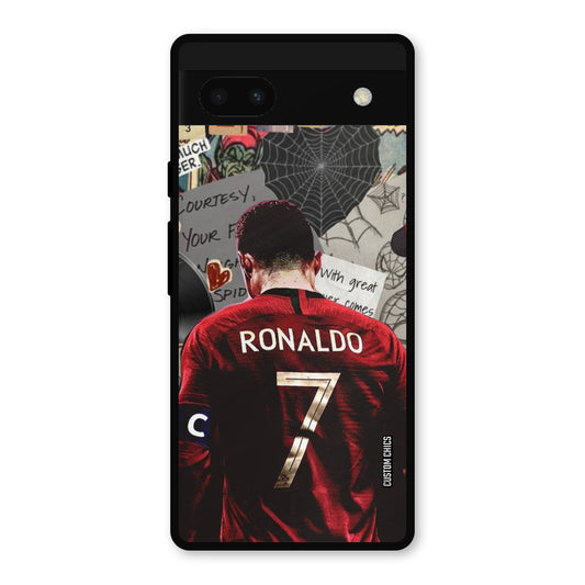 Ronaldo Comic Google Pixel 6a Mobile Back Cover - Sports PrintShield Case