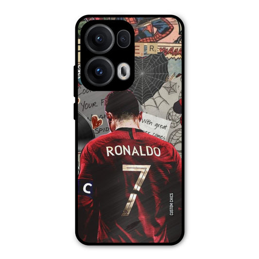 Ronaldo Comic Oppo Reno 13 Pro 5G Mobile Back Cover - Sports PrintShield Case