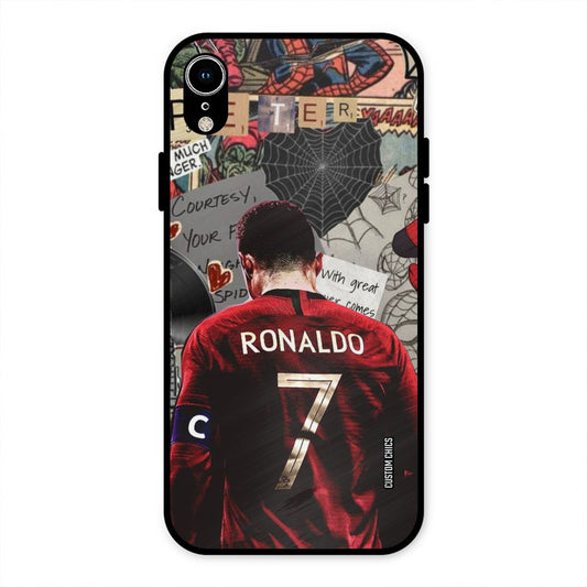 Ronaldo Comic iPhone XR Mobile Back Cover - Sports PrintShield Case