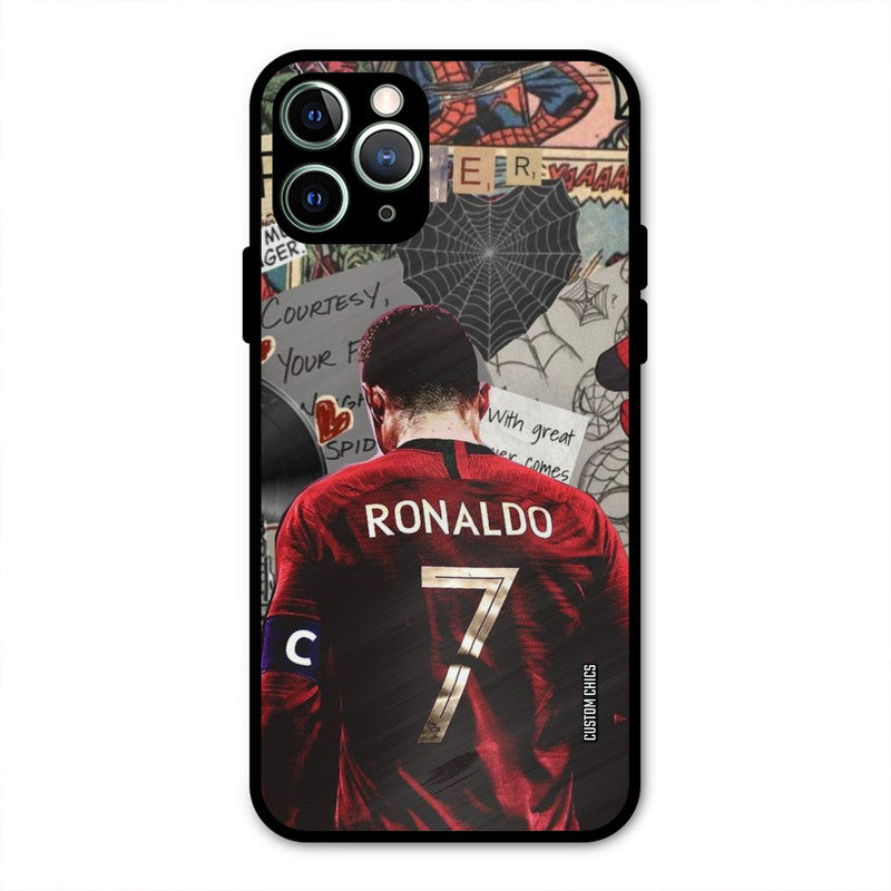 Ronaldo Comic  iPhone 11 Pro Max Mobile Back Cover - Sports PrintShield Case