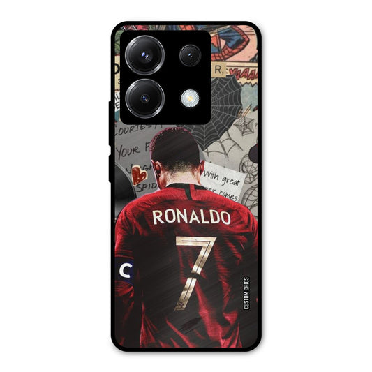 Ronaldo Comic Poco X6 Mobile Back Cover - Sports PrintShield Case