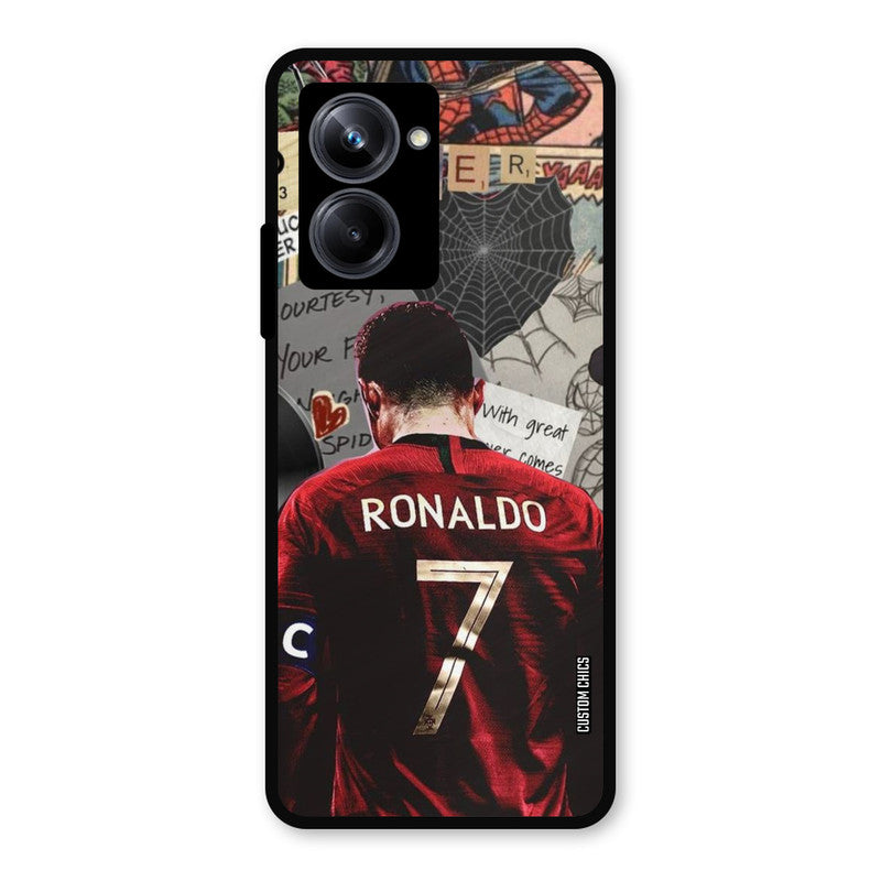 Ronaldo Comic Realme 10 Pro Mobile Back Cover - Sports PrintShield Case