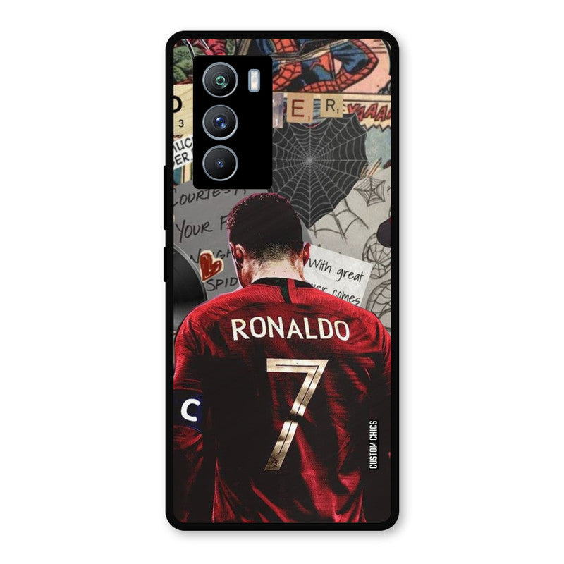 Ronaldo Comic iQOO 9SE Mobile Back Cover - Sports PrintShield Case