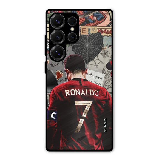 Ronaldo Comic Samsung Galaxy S25 Ultra Mobile Back Cover - Sports PrintShield Case
