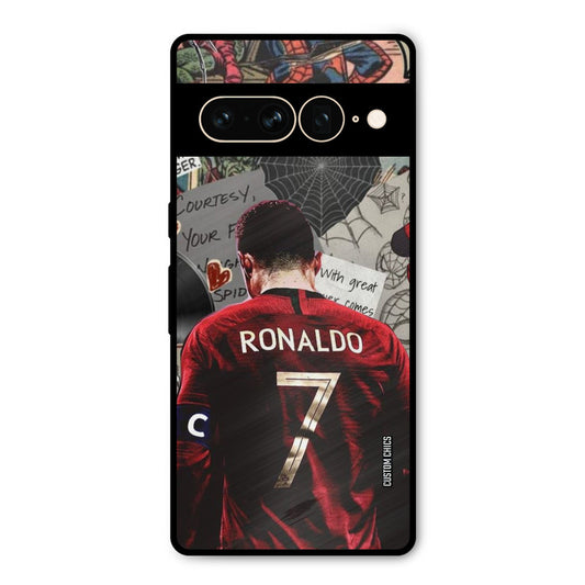 Ronaldo Comic Google Pixel 7 Pro Mobile Back Cover - Sports PrintShield Case