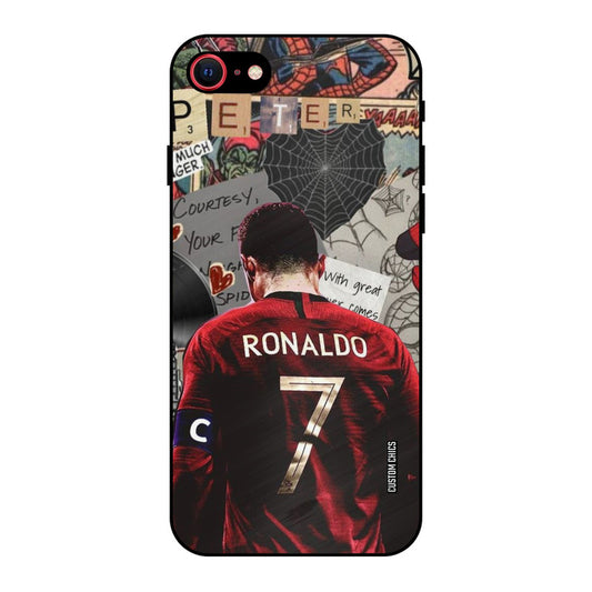 Ronaldo Comic iPhone SE 2020 Mobile Back Cover - Sports PrintShield Case