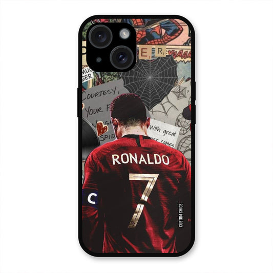 Ronaldo Comic  iPhone 15 Plus Mobile Back Cover - Sports PrintShield Case