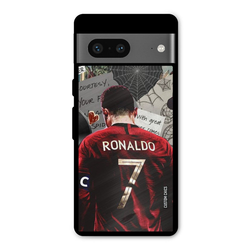 Ronaldo Comic Google Pixel 7 Mobile Back Cover - Sports PrintShield Case