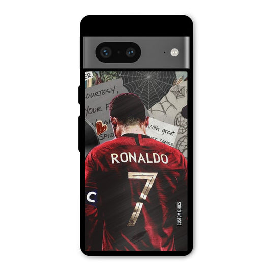 Ronaldo Comic Google Pixel 7 Mobile Back Cover - Sports PrintShield Case