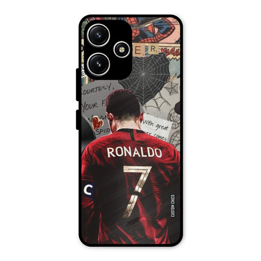 Ronaldo Comic Redmi 12 5G Mobile Back Cover - Sports PrintShield Case