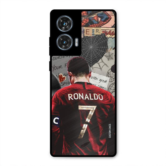 Ronaldo Comic Moto G96 Mobile Back Cover - Sports PrintShield Case