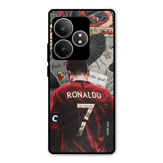 Ronaldo Comic Realme GT 6T Mobile Back Cover - Sports PrintShield Case