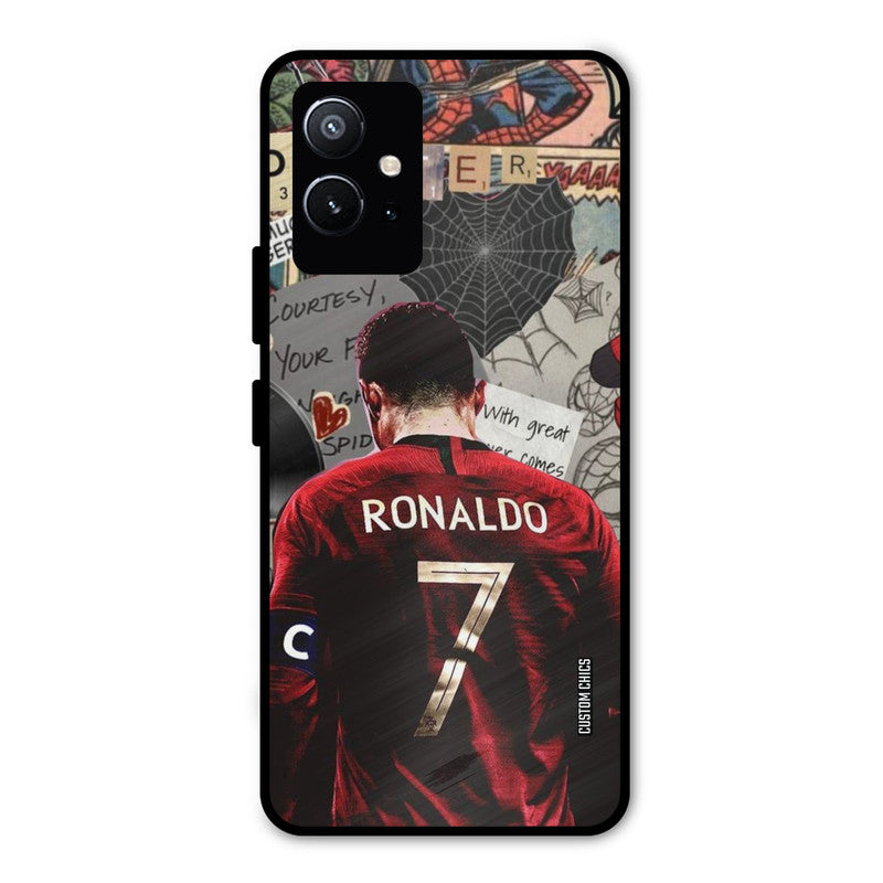 Ronaldo Comic Vivo Y75 5G Mobile Back Cover - Sports PrintShield Case