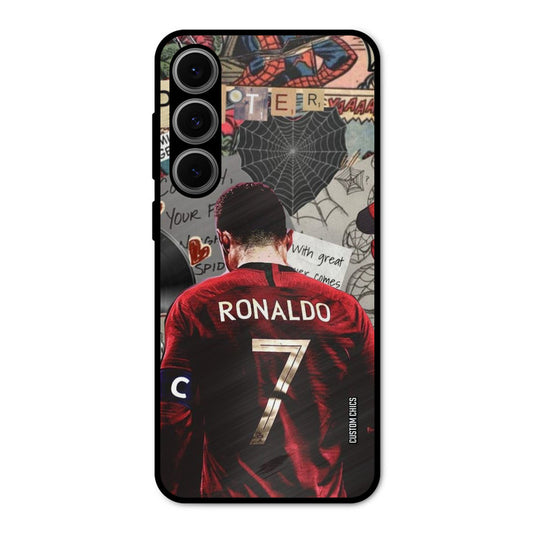 Ronaldo Comic Samsung Galaxy S24 Mobile Back Cover - Sports PrintShield Case