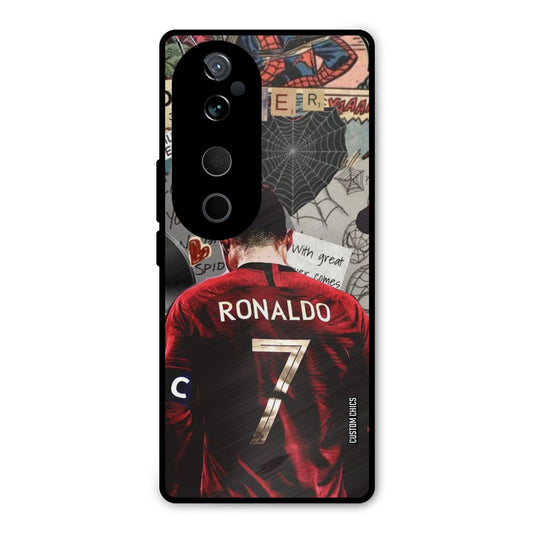 Ronaldo Comic Vivo V40 Mobile Back Cover - Sports PrintShield Case