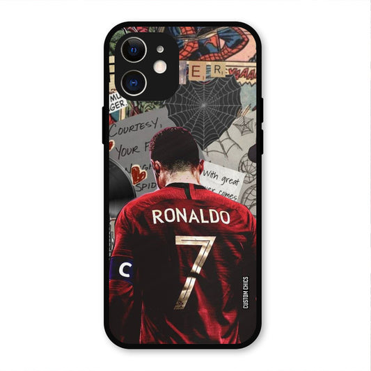 Ronaldo Comic  iPhone 12 Mobile Back Cover - Sports PrintShield Case