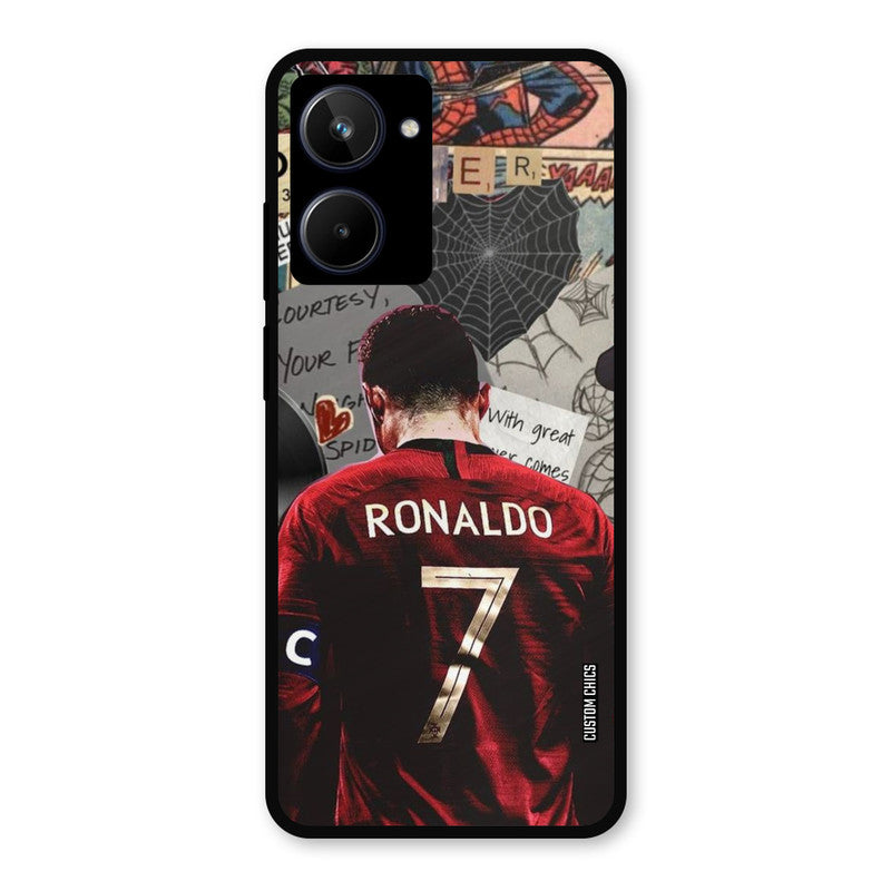 Ronaldo Comic Realme 10 Mobile Back Cover - Sports PrintShield Case