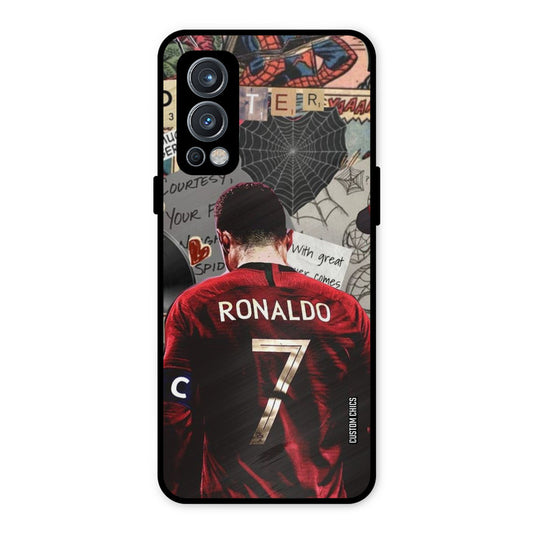 Ronaldo Comic OnePlus Nord 2 5G Mobile Back Cover - Sports PrintShield Case