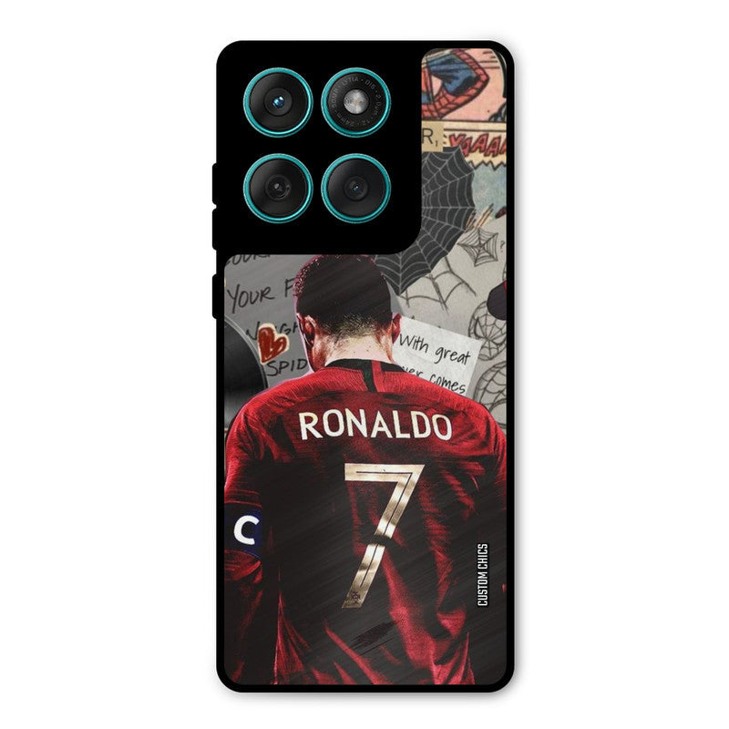 Ronaldo Comic Motorola Edge 60 Mobile Back Cover - Sports PrintShield Case