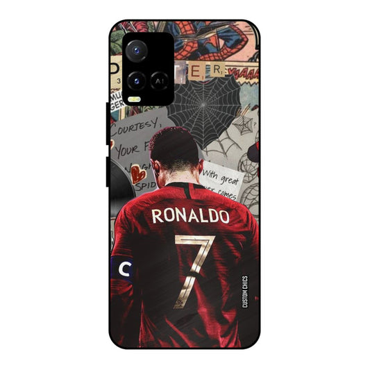 Ronaldo Comic Vivo Y33s Mobile Back Cover - Sports PrintShield Case