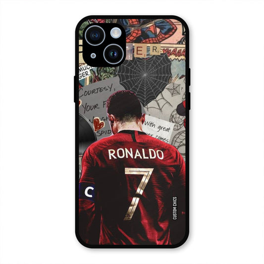 Ronaldo Comic  iPhone 14 Mobile Back Cover - Sports PrintShield Case