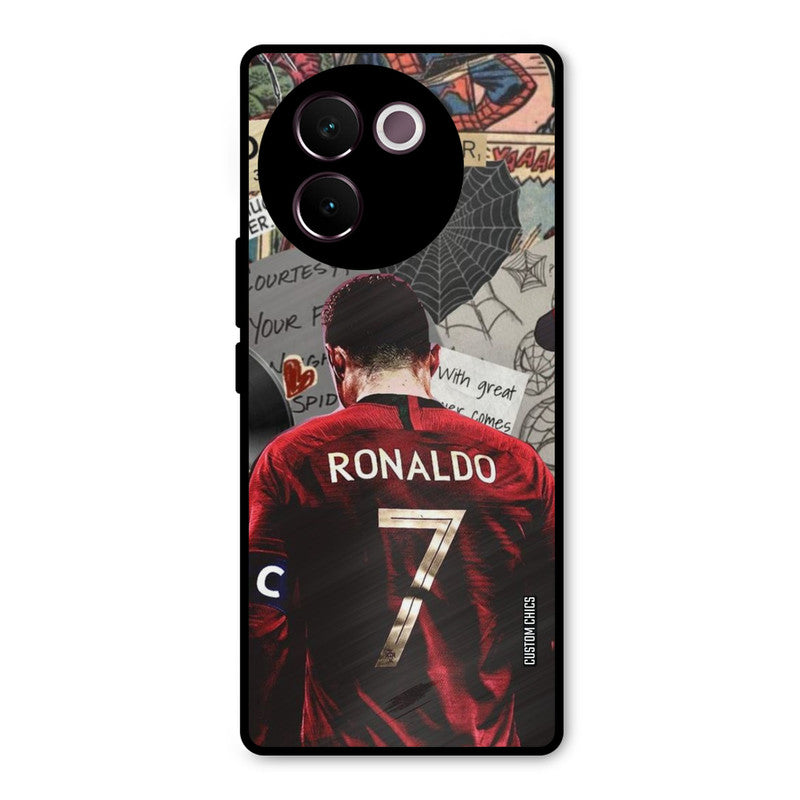 Ronaldo Comic Vivo V30e Mobile Back Cover - Sports PrintShield Case