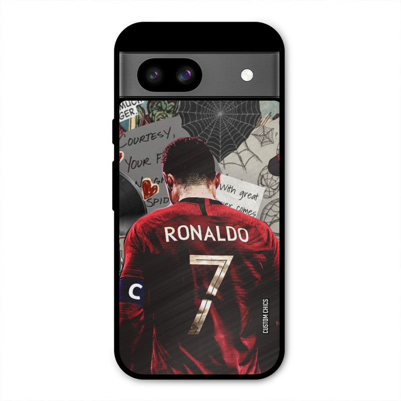 Ronaldo Comic Google Pixel 8a Mobile Back Cover - Sports PrintShield Case