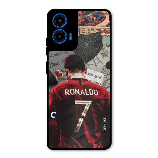 Ronaldo Comic Moto G45 Mobile Back Cover - Sports PrintShield Case