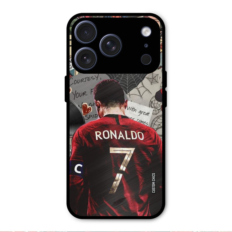 Ronaldo Comic iPhone 17 Pro Max Mobile Back Cover - Sports PrintShield Case