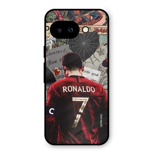 Ronaldo Comic Google Pixel 9A Mobile Back Cover - Sports PrintShield Case