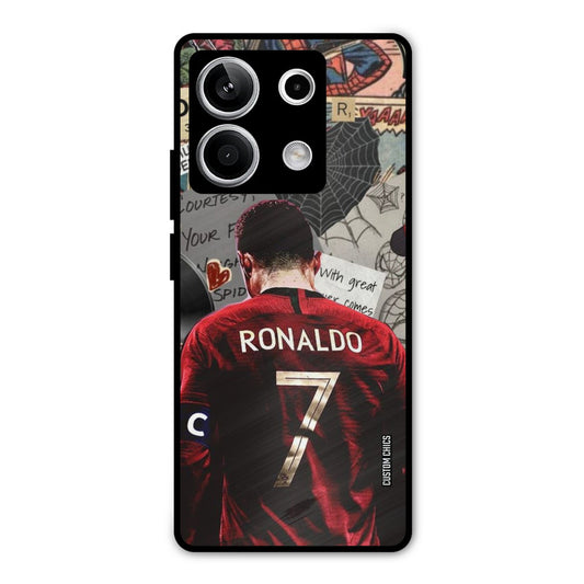 Ronaldo Comic Redmi Note 13 5G Mobile Back Cover - Sports PrintShield Case