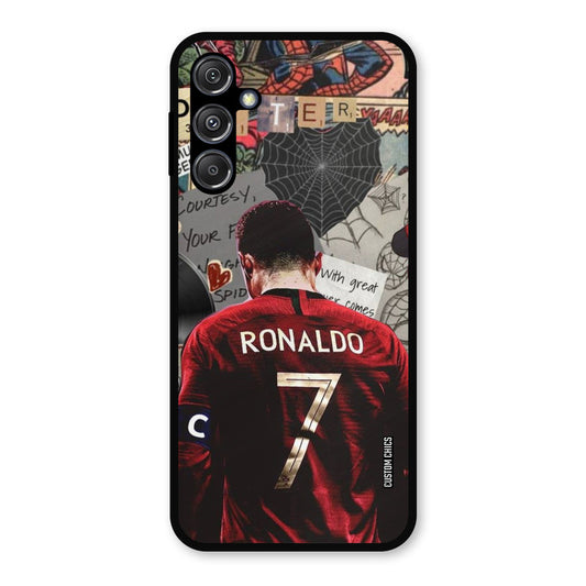 Ronaldo Comic Samsung Galaxy M34 5G Mobile Back Cover - Sports PrintShield Case