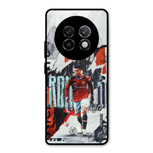 Ronaldo Paper Art Realme 13 Plus Mobile Back Cover - Sports PrintShield Case
