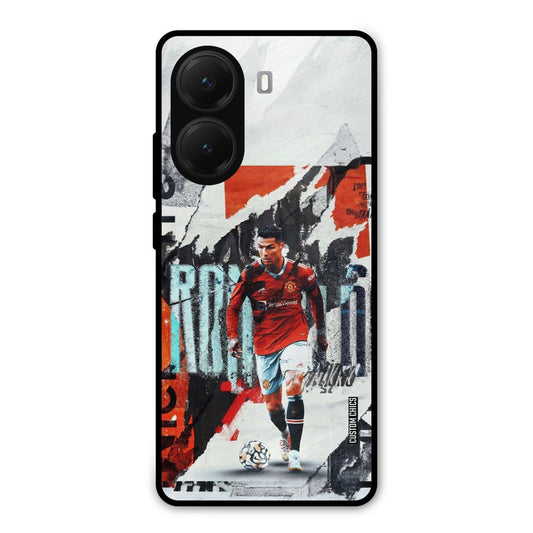 Ronaldo Paper Art Poco X7 Pro Mobile Back Cover - Sports PrintShield Case