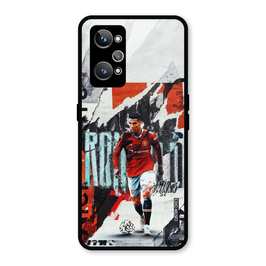 Ronaldo Paper Art Realme GT Neo 2 Mobile Back Cover - Sports PrintShield Case