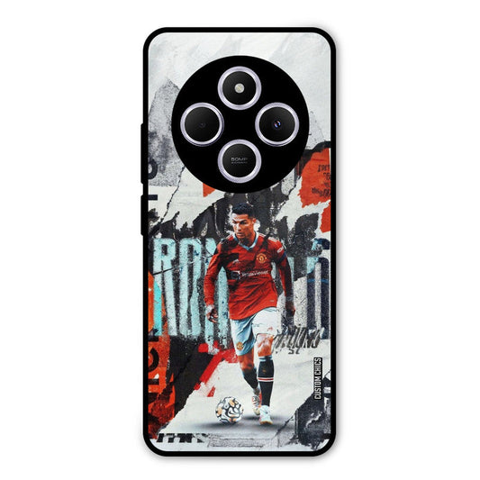 Ronaldo Paper Art Poco M7 Mobile Back Cover - Sports PrintShield Case