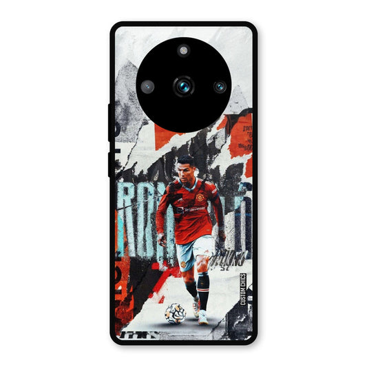 Ronaldo Paper Art Realme Narzo 60 Pro Mobile Back Cover - Sports PrintShield Case