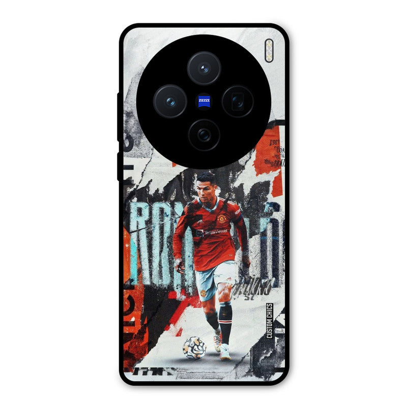 Ronaldo Paper Art Vivo X200 Mobile Back Cover - Sports PrintShield Case