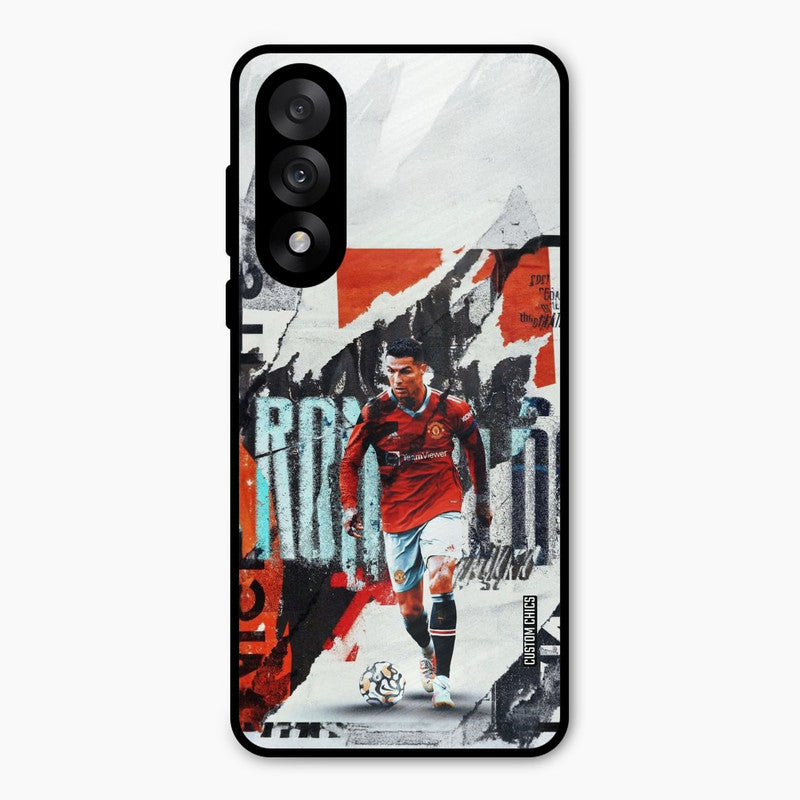 Ronaldo Paper Art Oneplus Nord 5 Mobile Back Cover - Sports PrintShield Case