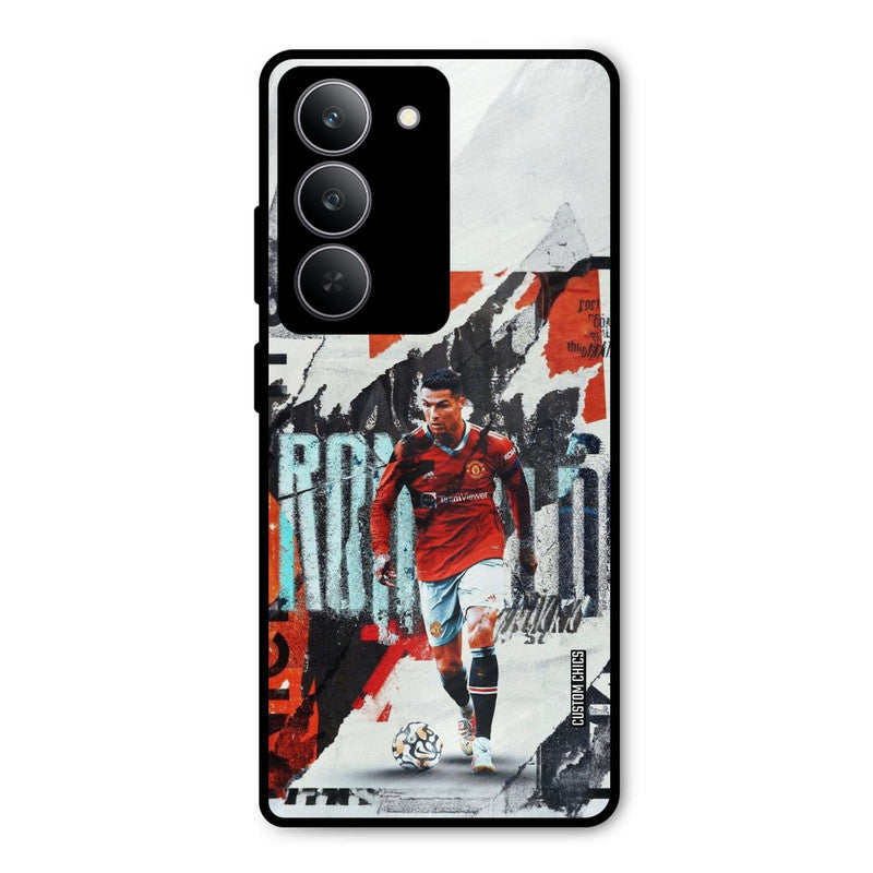 Ronaldo Paper Art Realme 14x Mobile Back Cover - Sports PrintShield Case